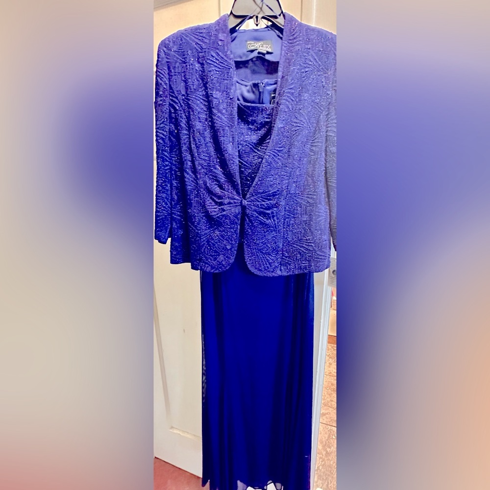 Blue Evening Dress 16P